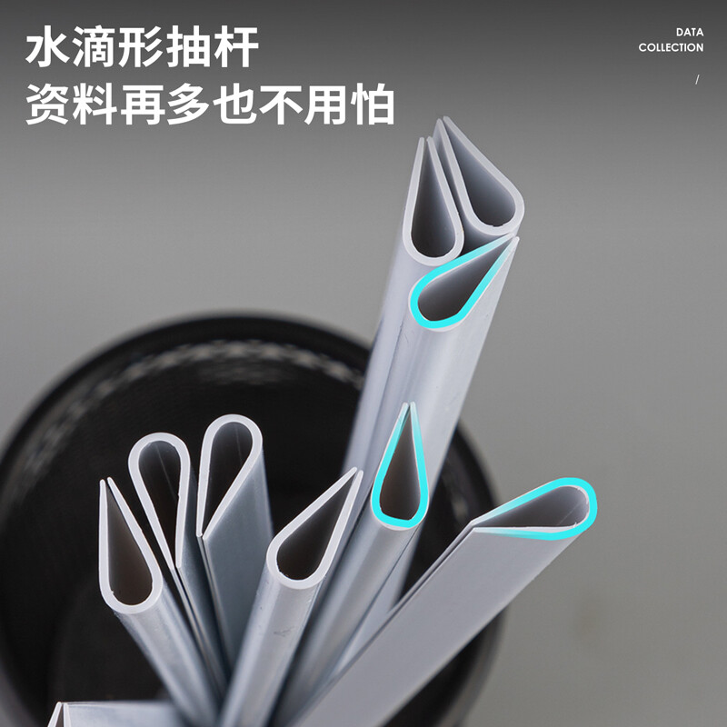 得力(deli)10只A4水滴形拉桿夾  5mm報(bào)告夾簡(jiǎn)歷夾 5538 白色透明_http://m.gzyiqian.cn/newimg/C202208/1661934794197.jpg