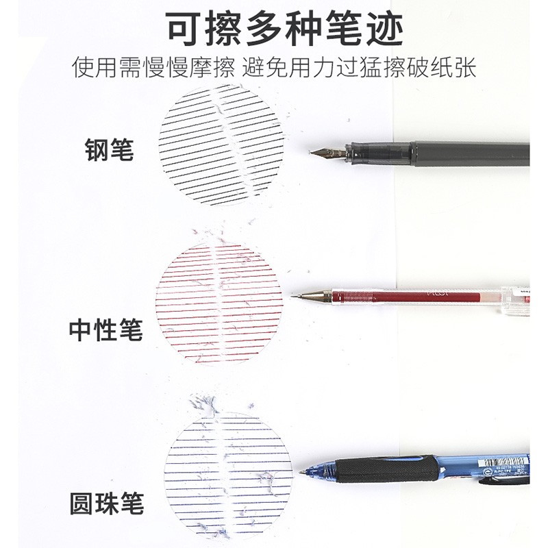 普樂士 磨砂橡皮擦學生文具 ER-550SE 全砂款 10個_http://m.gzyiqian.cn/newimg/C202212/1670560160130.jpg