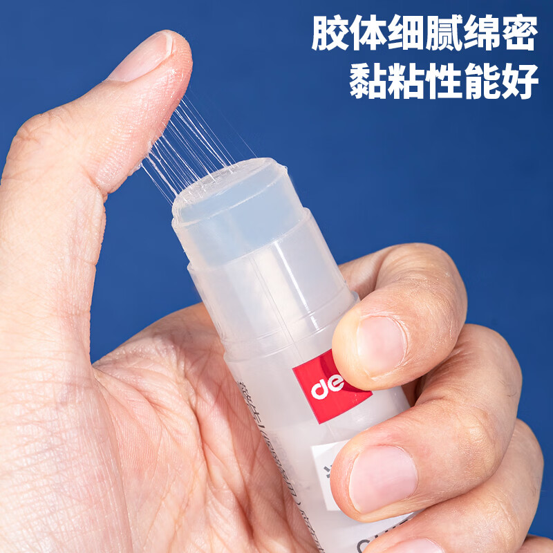 得力(deli)15g透明色ACR固體膠水24支裝 7107_http://m.gzyiqian.cn/newimg/C202303/1679649092651.jpg